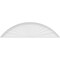 Ekena Millwork Segment Arch Sunburst Architectural Grade PVC Pediment, 66"W x 17-1/2"H x 2"P PEDPS066X175SEG01 - alternate 2